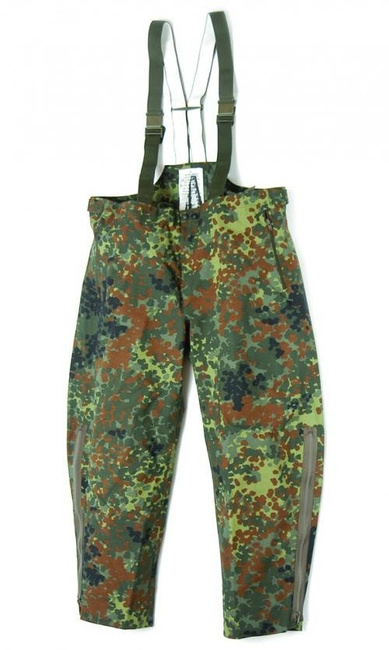 PANTALONI IMPERMEABILI GENUINE GERMAN ARMY - FLECKTARN CAMO, GORETEX
