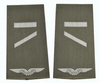 GENUINE GERMAN AIR FORCE O.D./SILVER SHOULDER LOOPS ´GEFREITER UA´