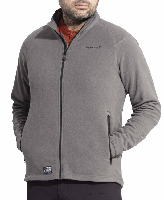 Hanorac Fleece cu fermoar „ARKOS” Verde închis - Pentagon