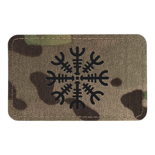 PATCH HELMET OF HORROR HORIZONTAL LASER CUT - MULTICAM/NEGRU - M-TAC
