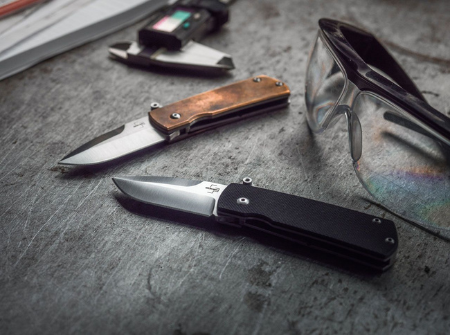 AUTOMATIC KNIFE SHAMSHER COPPER - BOKER PLUS