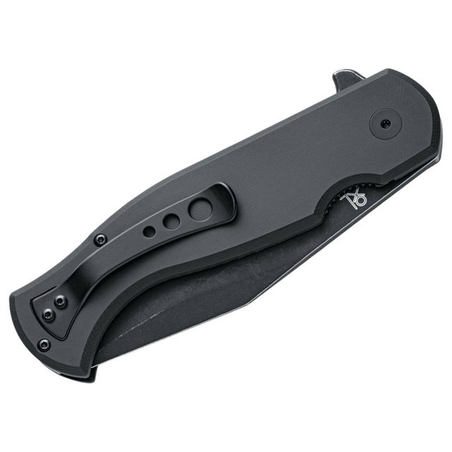 CUTIT DE BUZUNAR EAST WOOD TIGER D2 ALL BLACK - FOX KNIVES