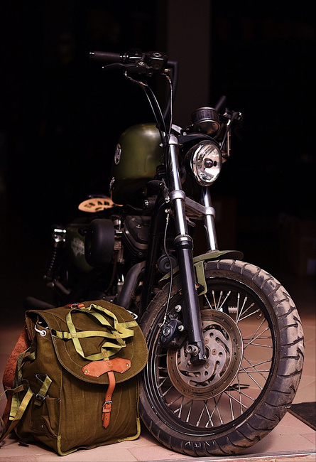 Ranita militara din panza - Armata Romana (Razboiul rece) - produs rar vintage - Verde OD - Ca noua