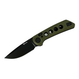 EDC KNIFE PL-XT MICARTA GREEN G10 BLACK PVD BLACK - REATE