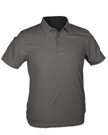 Tricou Polo Tactic Gri Uscare Rapida - Mil-Tec