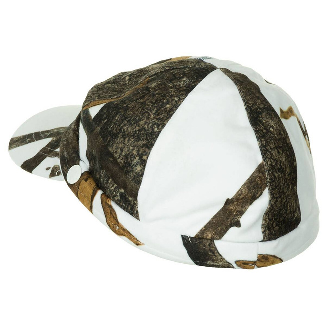 CAP WITH ORANGE STRIPE, SNOW HUNTER - MFH