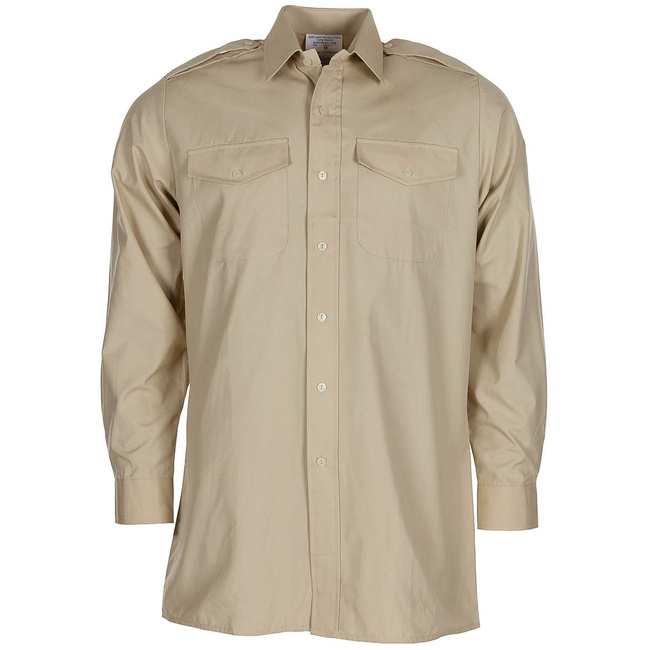 Camasa cu maneca lunga - Surplus Militar Armata Britanica - Bej - Uzata