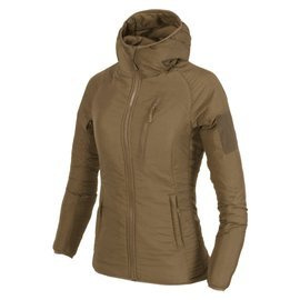 JACHETA CU GLUGA PENTRU FEMEI - WOLFHOUND - Climashield Apex - Helikon-Tex - COYOTE