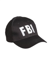 Sapca Baseball FBI, Neagra
