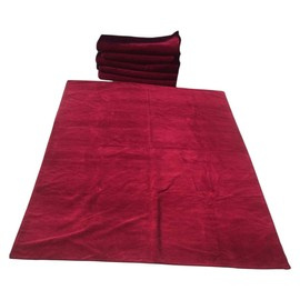 CORTINA PENTRU SCENA TEATRU, OPERA, FILM  - SURPLUS MILITAR ARMATA ROMANA - ROSIE - 236x132 cm lxL - IN STARE BUNA