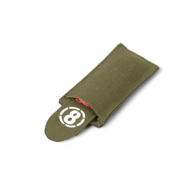 POUCH AIRSOFT CU STEAG ROSU - 8FIELDS - OLIVE