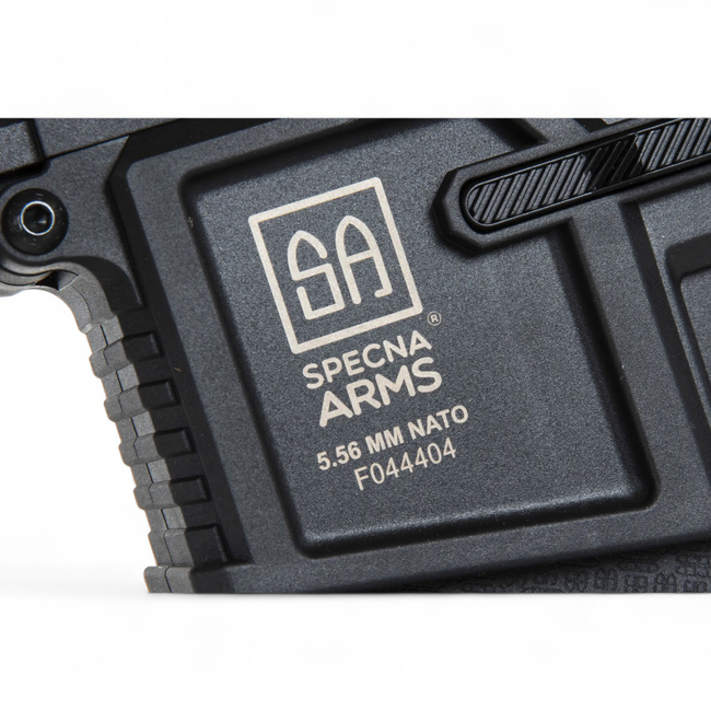 REPLICA PUSCA AIRSOFT SPECNA ARMS  SA-F04-RL - FLEX HAL - ETU - LIGHT OPS/ NEW RECEIVER BLACK