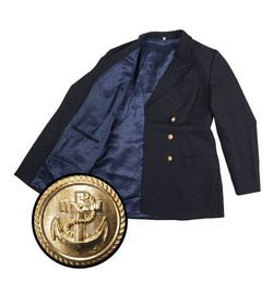 Palton femei - albastru - armata Germana - Surplus militar