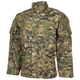 VESTON TACTIC ACU AMERICAN - RIPSTOP - MFH® - DIGITAL WOODLAND