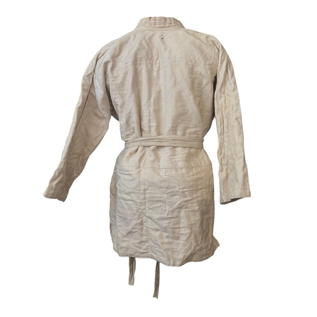 3 PIECE JUDO SUIT 100% COTTON - JACKET, PANTS, BELT - ROMANIAN ARMY MILITARY SURPLUS - USED