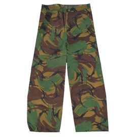 GB RAIN PANTS - RUBBERIZED - DPM CAMO - USED