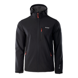 JACHETA SOFTSHELL CAEN PENTRU BARBATI - NEGRU/PORTOCALIU - MAGNUM