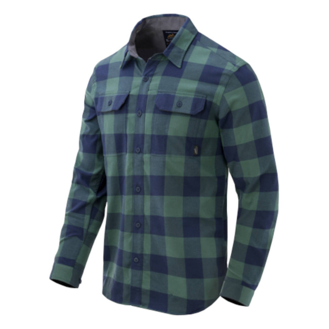CAMASA GREYMAN - MOSS GREEN CHECKERED - HELIKON