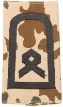 GERMAN ARMY TROPICAL CAMO/BLACK SHOULDER LOOPS ´HAUPTFELDWEBEL´