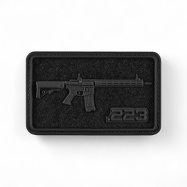 Patch AR-15 - 3D PVC - Negru - M-TAC