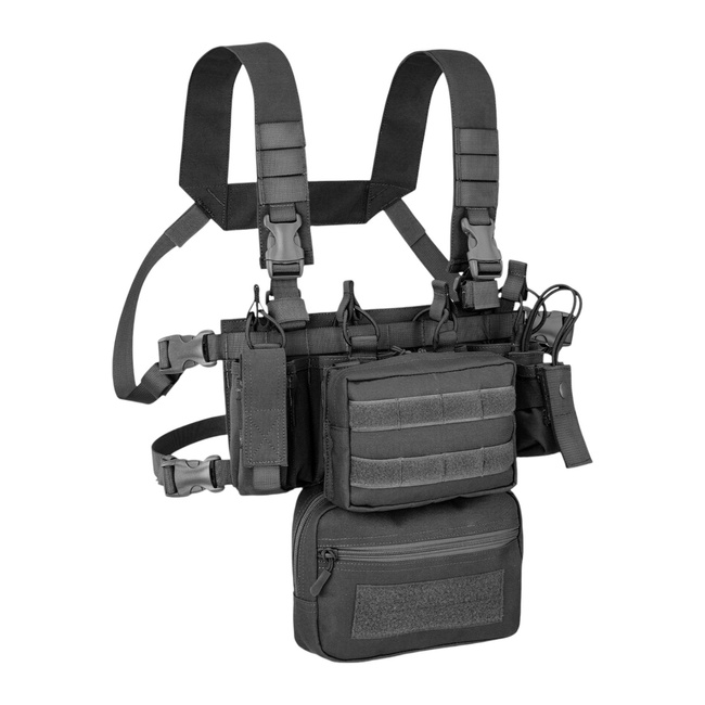 VESTA TACTICA - COMBO MINI CHEST RIG 900D POLY MOLLE - NEAGRA - DEFCON 5