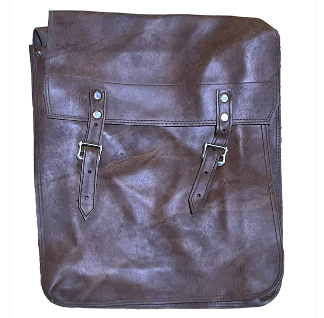 Geanta de umar, imitatie de piele, Surplus Armata Romana, stare uzata