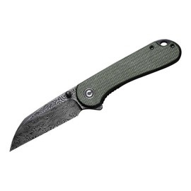 CUTIT DAMASCUS ELEMENTUM MICARTA VERDE - CIVIVI