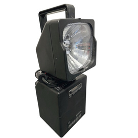 WORKING LAMP WITHOUT CABLE - BOSCH HALO 6 - US ARMY MILITARY SURPLUS - BLACK - USED - UNTESTED