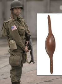 Curea barbie din piele pentru casca US M1C - repro