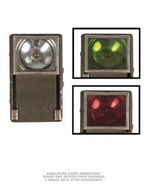 LANTERNĂ CU 3 CULORI - CU FIR - SURPLUS MILITAR POLONEZ - FOLOSIT