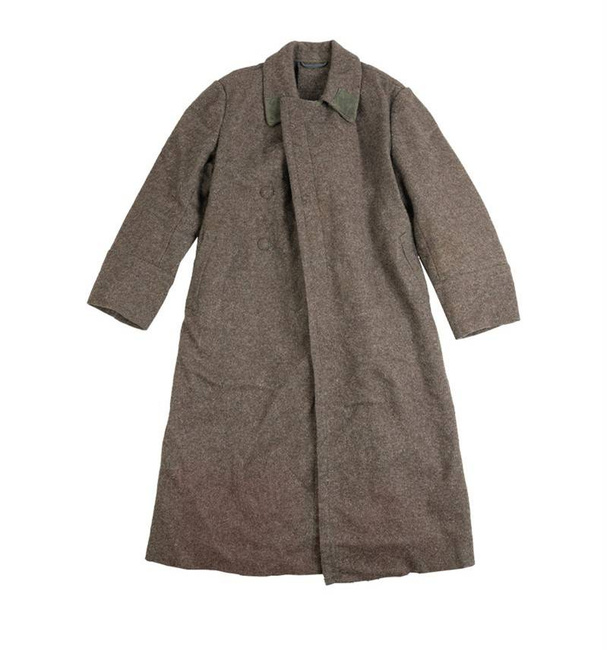 FIELD COAT WITH HOOK&LOOP CLOSURE - MOTTLE BROWN - RUSSIAN MILITARY SURPLUS - USED