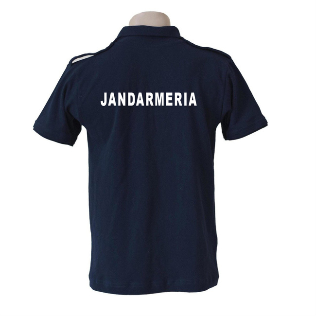 Tricou Polo Bleumarin Jandarmeria cu emblema