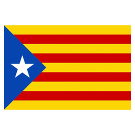 FLAG - 90 x 150 CM - CATALONIA (ESTELADA BLAVA) - NEW