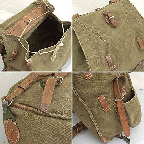 Military Olive Romanian Retro Rucksack - RSR Romanian army - OD Green - Used