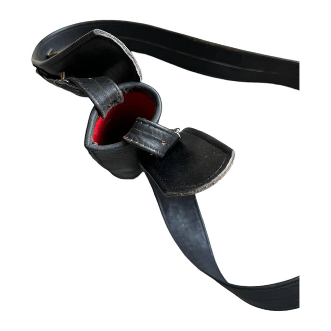 PORT STEAG CEREMONIE DIN IMITATIE PIELE - SURPLUS MILITAR ARMATA ROMANA - IN STARE BUNA