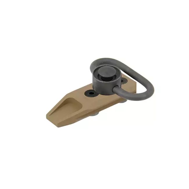 Montura Rapida QD pentru Curea - Key-Mod - Aluminiu si Otel - Tan - Big Dragon