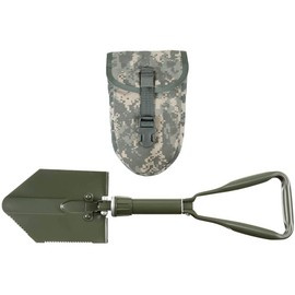 Lopata pliabilă cu pouch original din SUA, în 3 părți - Verde OD - Ca nouă
