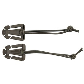 CLEMA, CLIPS CU ȘNUR DIN CAUCIUC - "MOLLE" - 2 BUCĂȚI - MFH® - COYOTE TAN