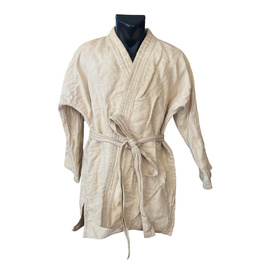 3 PIECE JUDO SUIT 100% COTTON - JACKET, PANTS, BELT - ROMANIAN ARMY MILITARY SURPLUS - USED