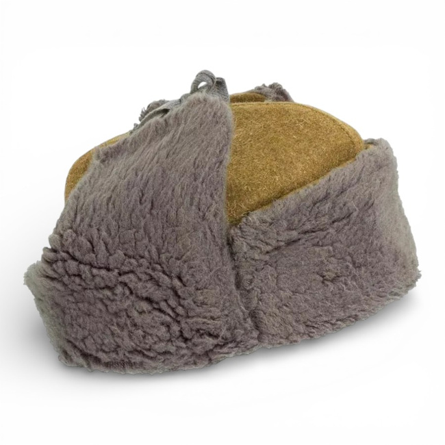 Sapca de instructie maghiara 58M, din postav, pentru iarna - Surplus militar Armata Ungariei - Uzata