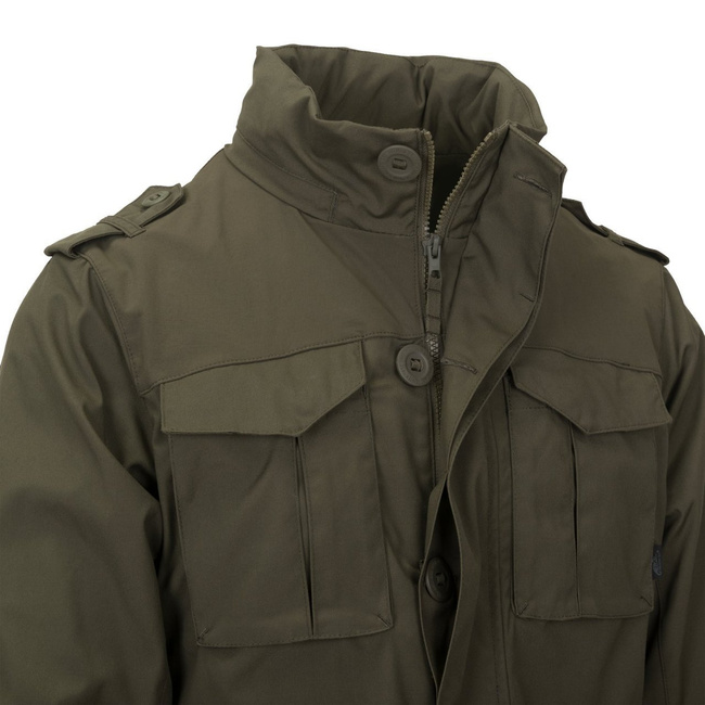 COVERT M-65 JACKET - TAIGA GREEN - HELIKON