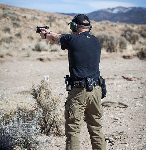 PANTALONI TACTICI OUTDOOR - OTP - VERSASTRETCH - Helikon-Tex - CRIMSON/NEGRU