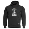 SWEATER WITH HOOD - "PHAETON SOLE SURVIVOR" - PENTAGON® - BLACK