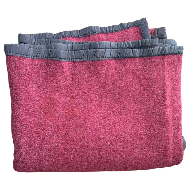 PATURA DE LANA VINTAGE - 140x210 CM - SURPLUS MILITAR ARMATA ROMANA - UZATA