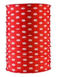 FULAR TIP GAITER, ROSU ALB