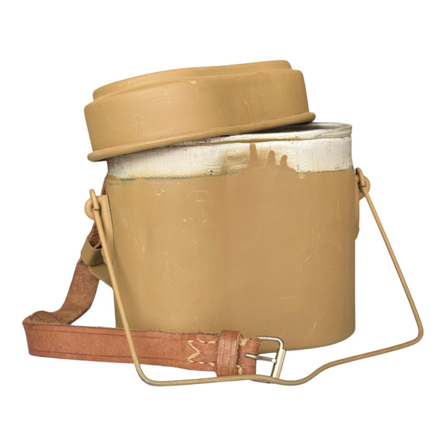 GERMAN MODEL WW2 M31 MESS TIN -  WH DUNKEL GELB - COATED (REPRO)