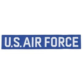 PATCH "US AIR FORCE" - BLUE - LIKE NEW