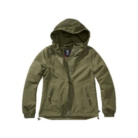 JACHETA DE VARA DAMA - FRONTZIP WINDBREAKER - OLIVE - BRANDIT