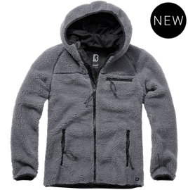 JACHETA DE IARNA CU GLUGA TEDDYFLEECE - ANTHRACITE - BRANDIT