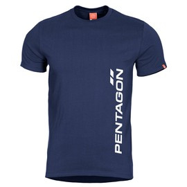 Tricou maneca scurta PENTAGON VERTICAL Bleumarin